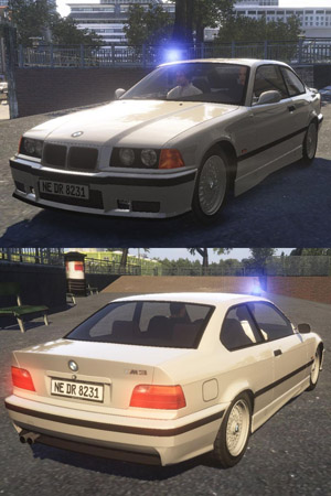 BMW M3 E36 Police
