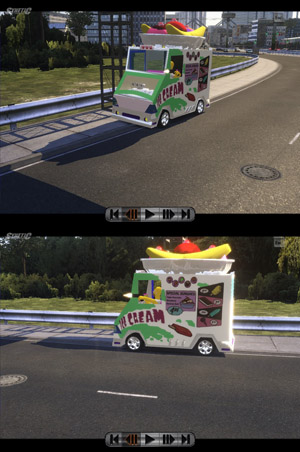 Homers Ice cream truck
